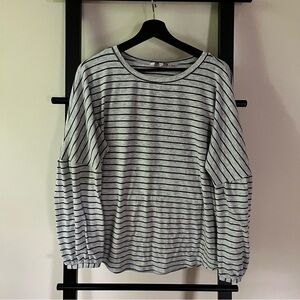 Juicy Couture Classic striped long sleeve top t-shirt L